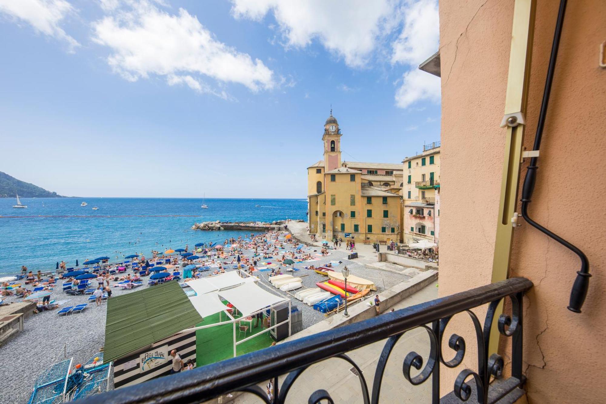 Casaviva Family Beachfront House In Camogli Exterior foto