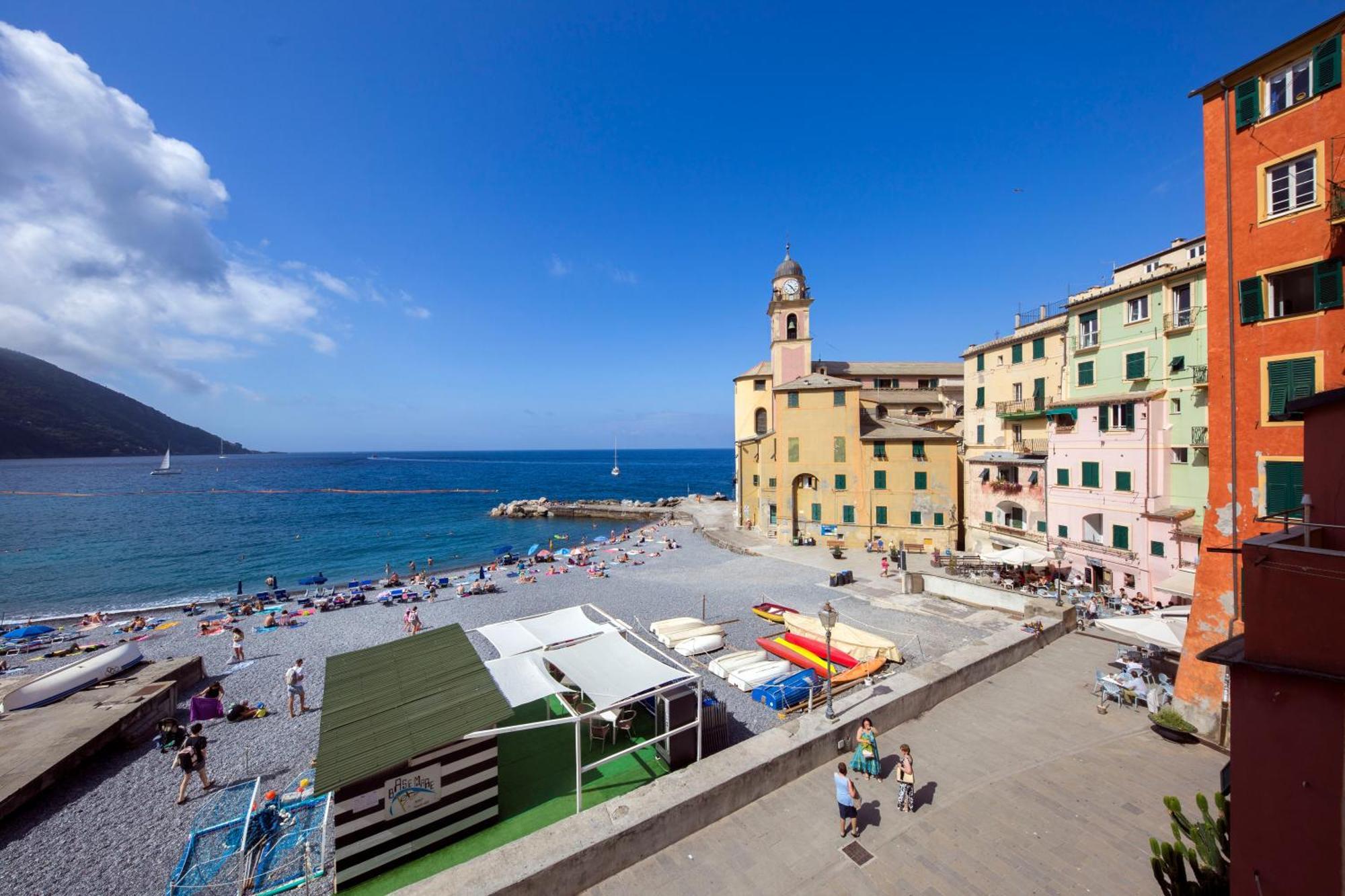 Casaviva Family Beachfront House In Camogli Exterior foto